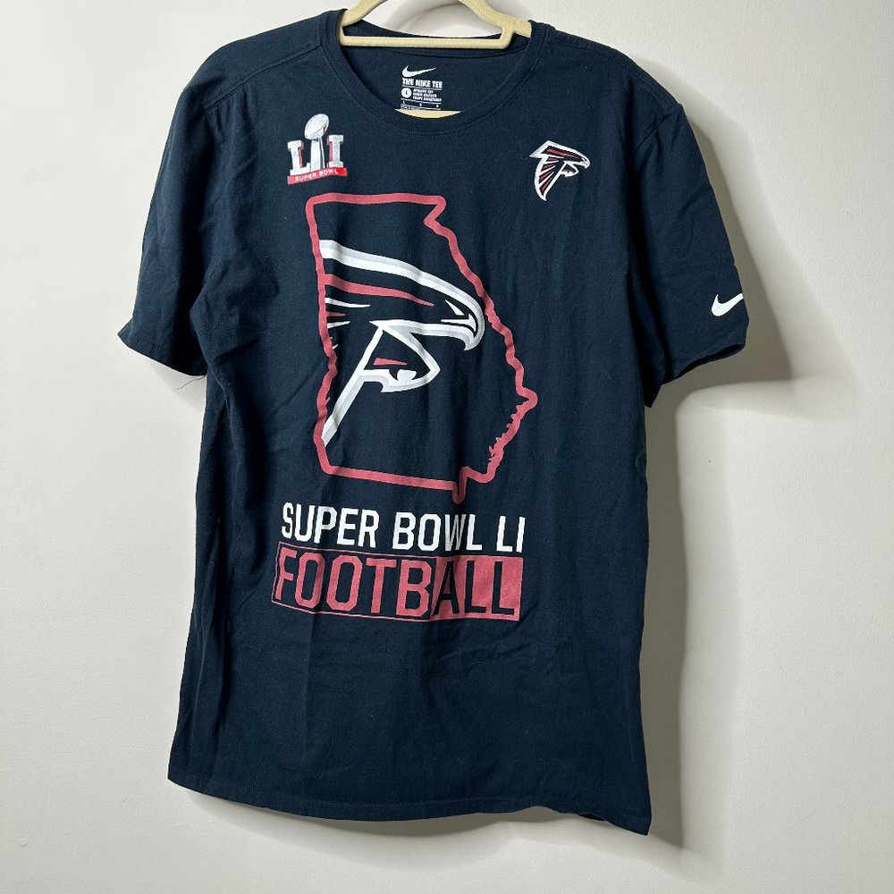 Nike Athletic Cut Superbowl LI Atlanta Falcons Shirt Large